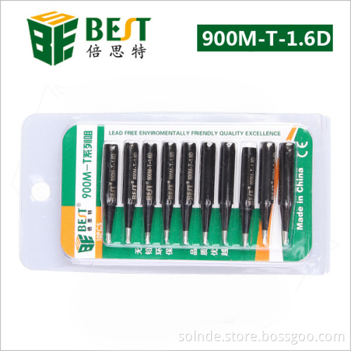 10pcs/set lead-free solder iron tips,good welding iron tip,cost-effective soldering iron tip